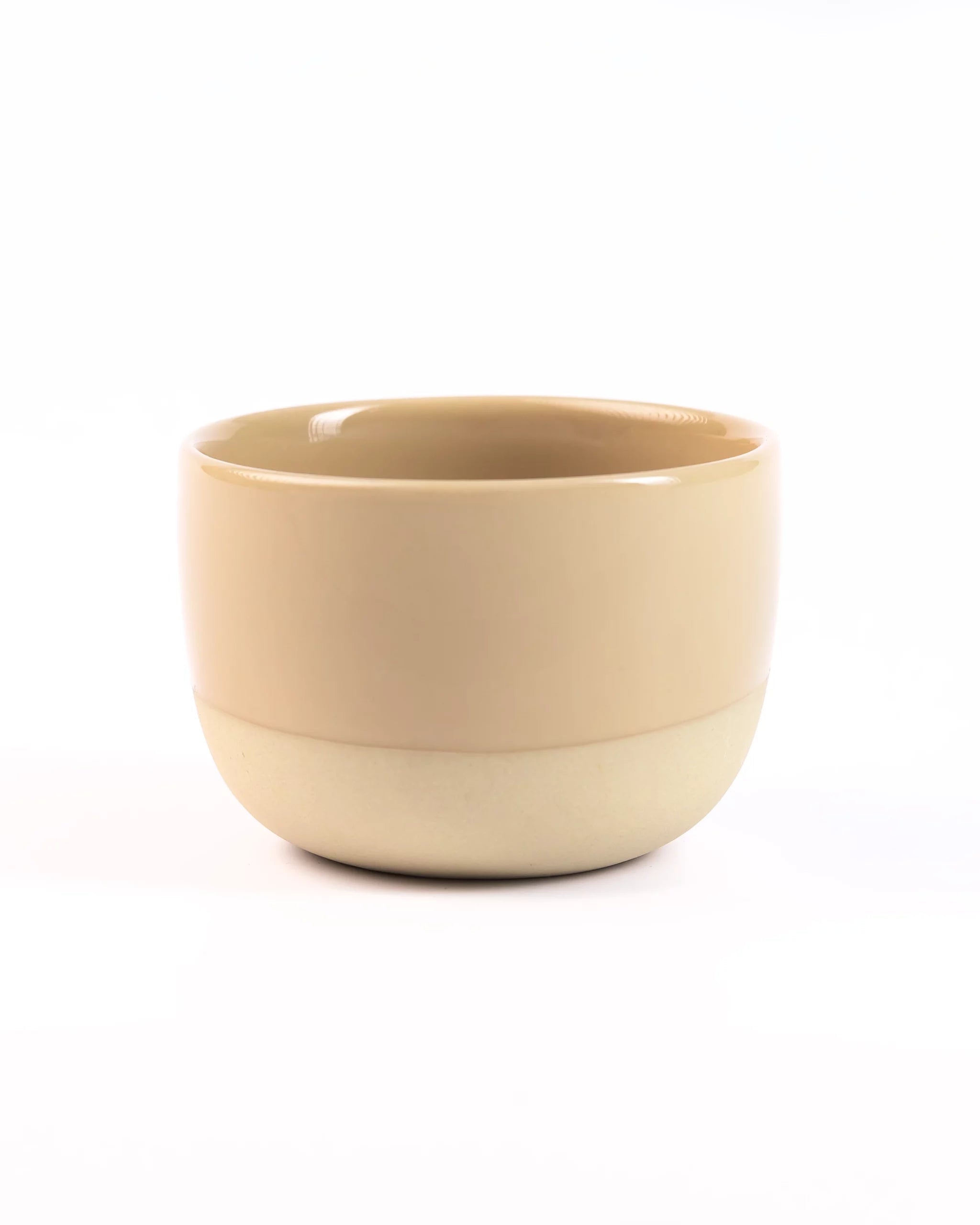 Cappuccino Cup – Half Glazed