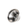 Convex filter basket 54 mm in stainless steel, tapering towards the bottom