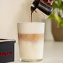 Espresso kannetje voor het maken vaan een latte macchiato