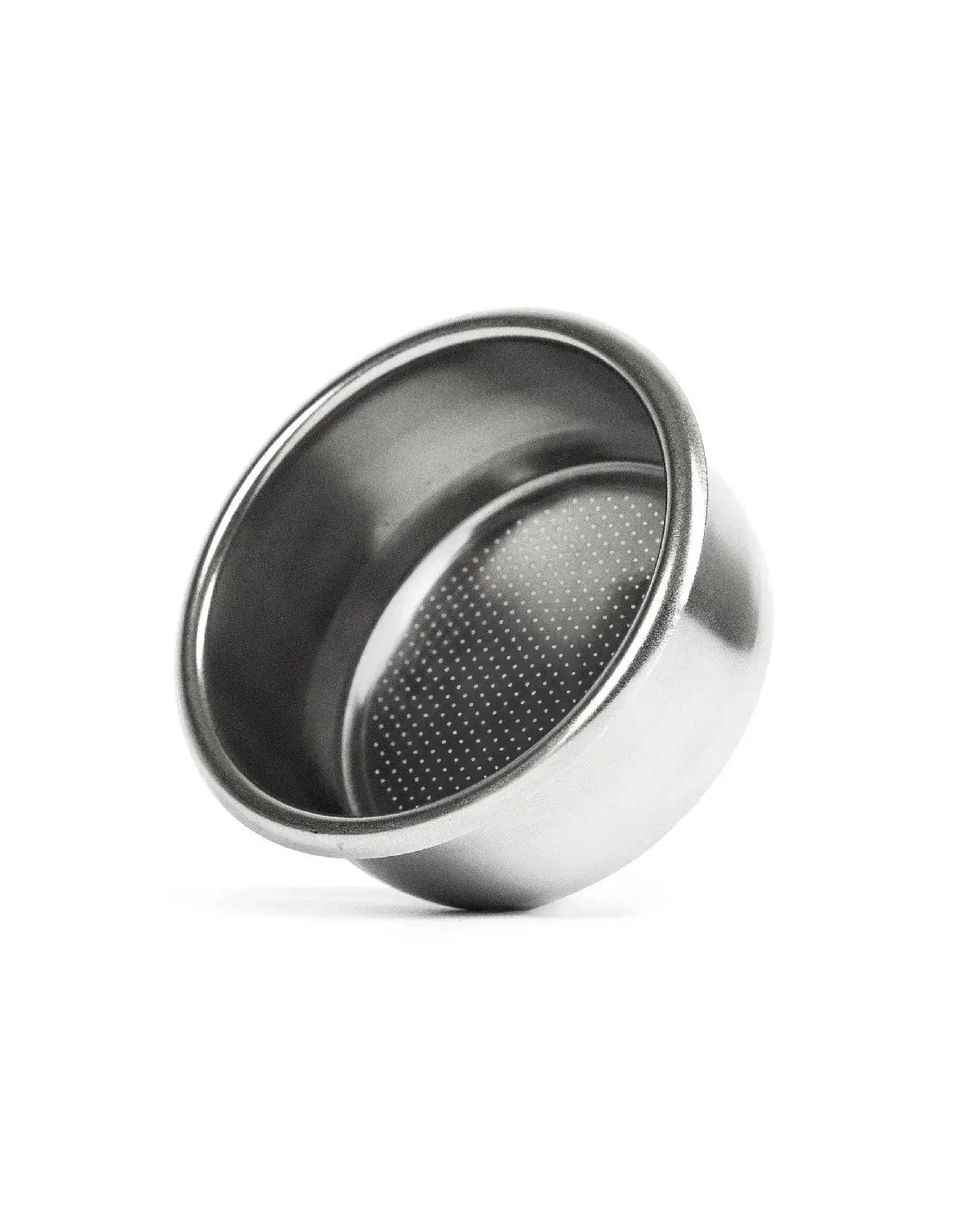 Filter basket for double espresso made of stainless steel