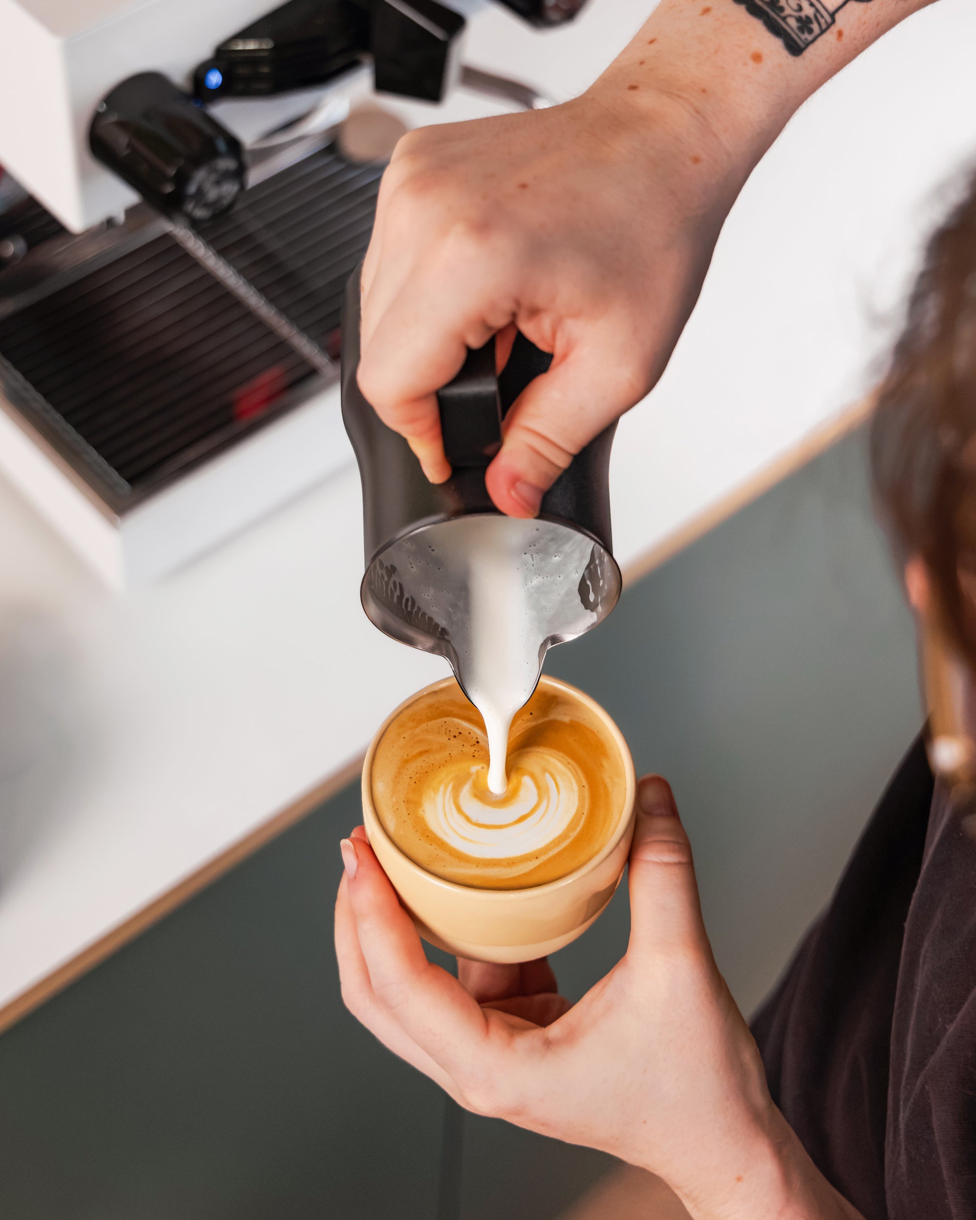 ☆☆ Barista ☆☆ Melkopschuimkannetje Italiaans - Barista-Essentials
