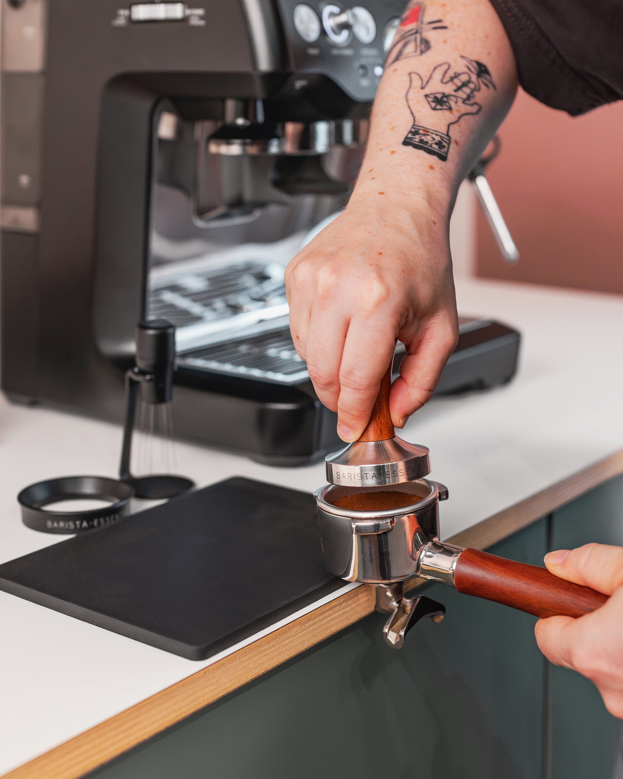 プリング Tamper 53.3mm - For Sage, Solis, Breville - Barista-Essentials
