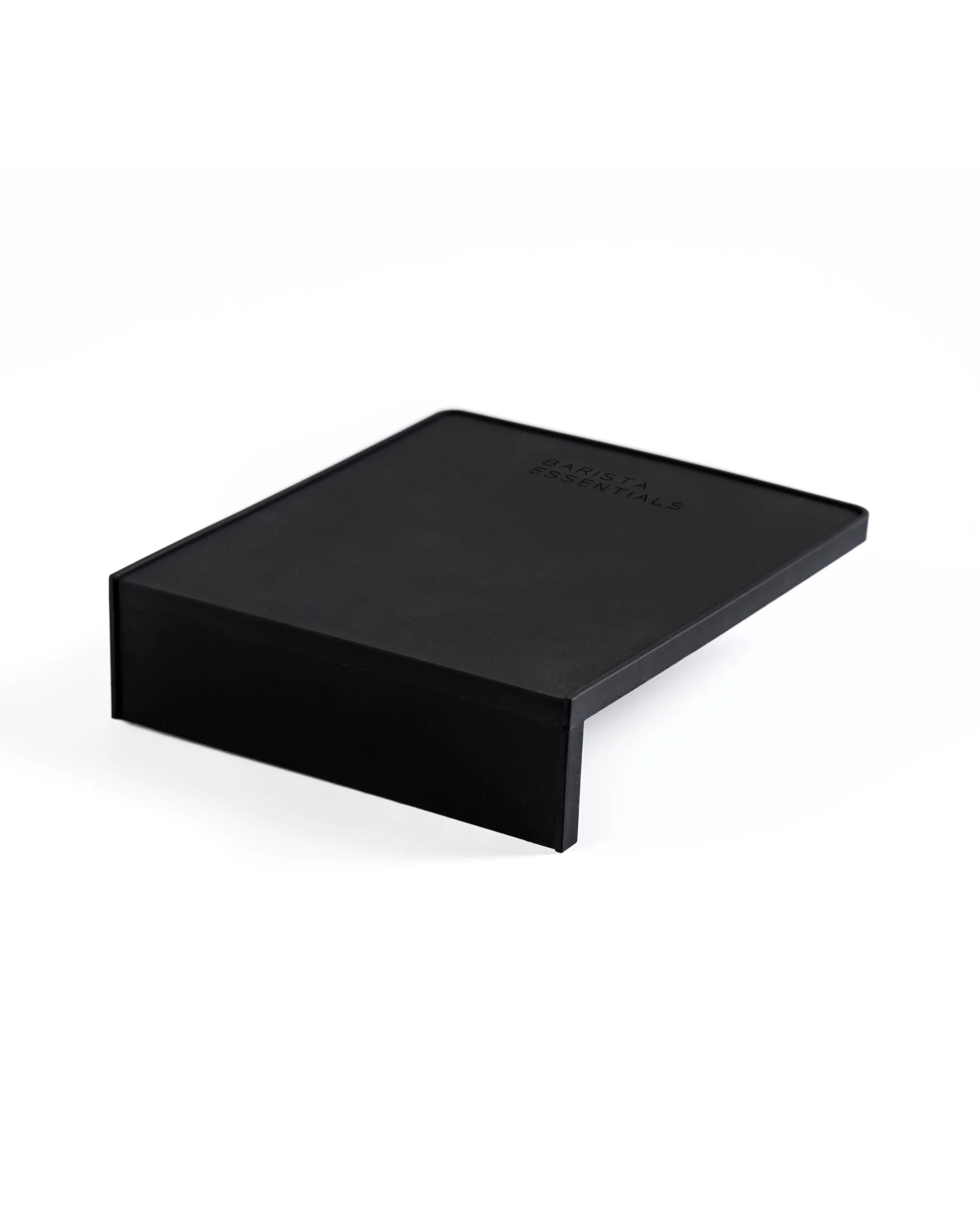 Tamper mat with corner for home baristas