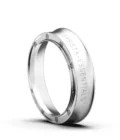 Dosing ring 51mm silver for De'Longhi Dedica