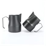 Milk frother jug set - Black, Italian