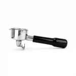 Double spout portafilter 51mm wooden handle for De Longhi Dedica