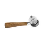 Wooden 51mm bottomless portafilter from Barista-Essentials for a DeLonghi La Specialista espresso machine