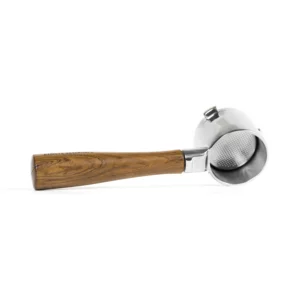 Wooden 51mm bottomless portafilter from Barista-Essentials for a DeLonghi La Specialista espresso machine