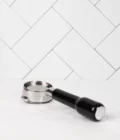 bottomless portafilter mm E black kitchen counter