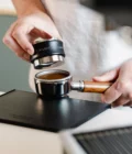 Coffee distributor tamper ,mm black