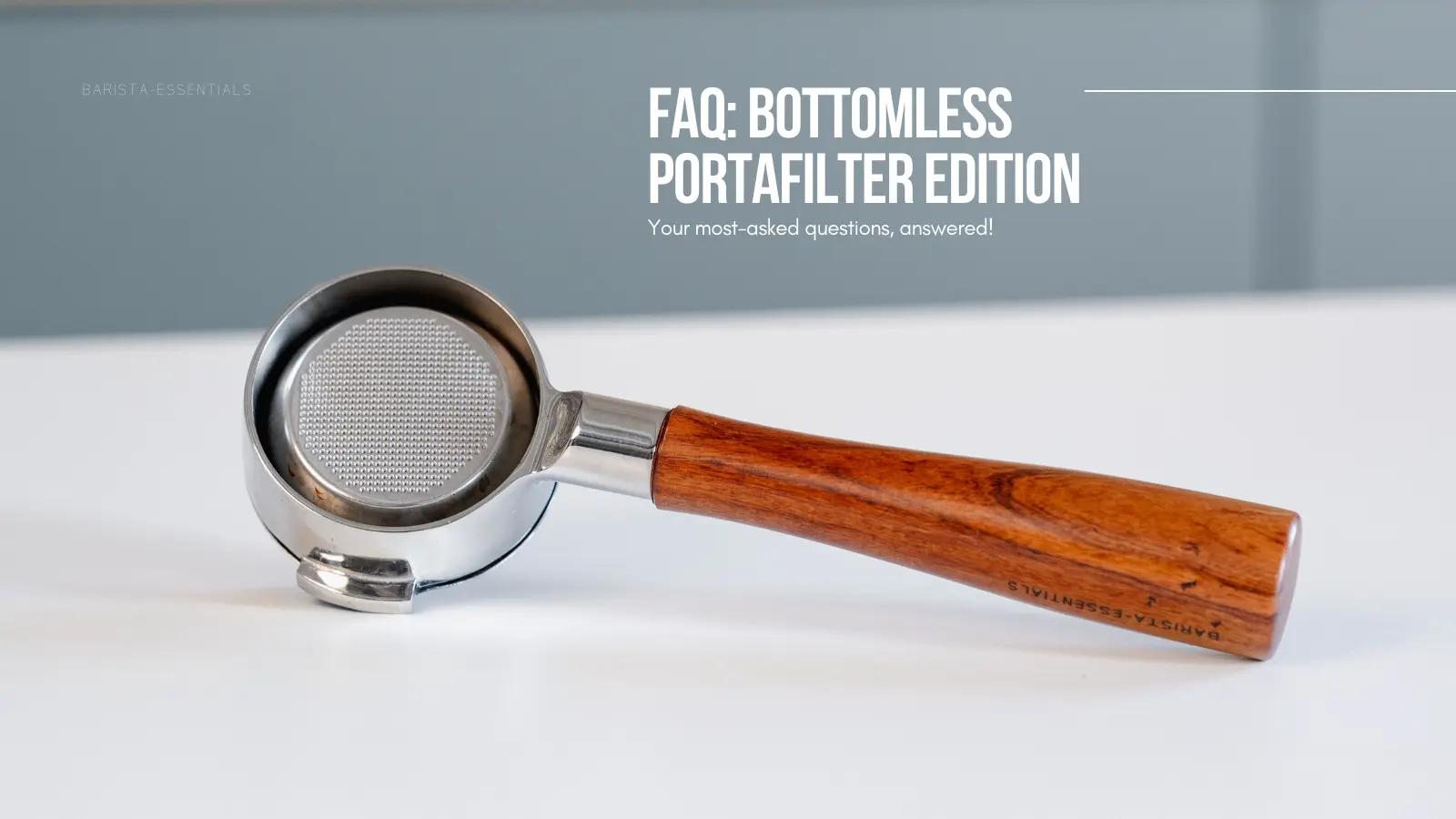 Questions bottomless portafilter