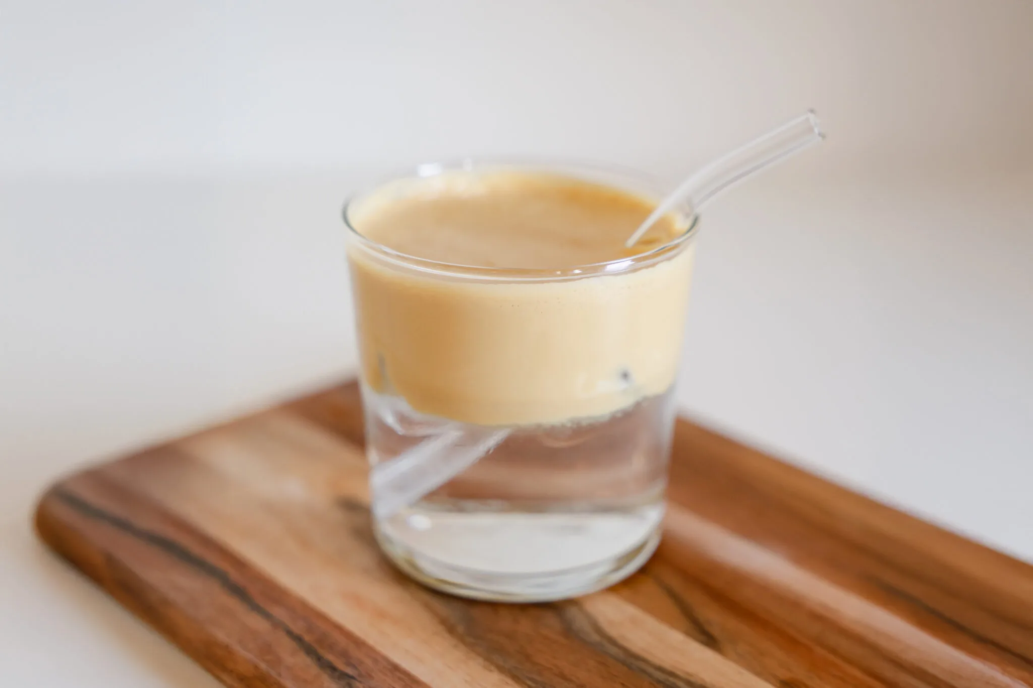 floating espresso tonic